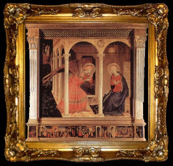 framed  Fra Angelico The Verkundigung, ta009-2